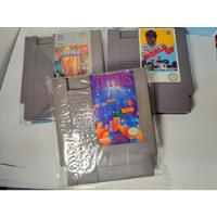 Lote 3 Juegos Nintendo Nes Cartuchos Tetris World Gp, usado segunda mano   México 