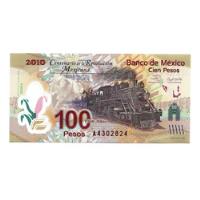 Billete México 100 Pesos Centenario De La Revolución 2010, usado segunda mano   México 