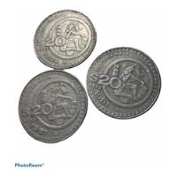Monedas 20 Pesos (1981- 2 Piezas)  (1984- 1 Pieza), usado segunda mano   México 