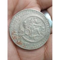 Moneda 20 Pesos 1981 México , usado segunda mano   México 
