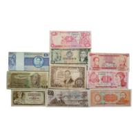 Usado, Lote 10 Billetes Antiguos Del Mundo 10 Diferentes Países Sk4 segunda mano   México 