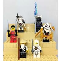 Lego Ninjago Figuras Del Set # 2507 Fire Temple Pilot Season segunda mano   México 