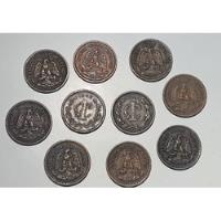 Usado, Lote 10 Monedas Mexicanas Antiguas De 1 Centavo De 1905-1949 segunda mano   México 