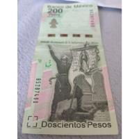 Billete 200 Pesos Bicentenario , usado segunda mano   México 