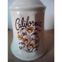 Campana Ceramica California Souvenir By Carol Western Bell, usado segunda mano   México 