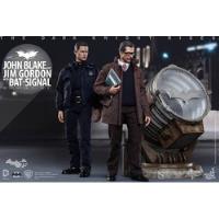 John Blake Y Jim Gordon C/ Batiseñal Hot Toys Batman Dark  segunda mano   México 