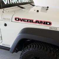 Par De Calcomanias Overland 2 Colores Para Jeep Wrangler... segunda mano   México 