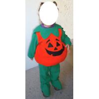 Precioso Disfraz Calabaza Talla 2 Halloween Marca Mini Wear, usado segunda mano   México 