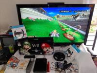 Wii Edicion Mario Kart Con 4 Juegos,2 Mandos,3 Volantes. segunda mano   México 