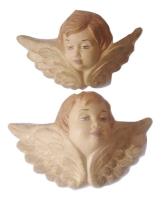 $ 2 Macetero Maceta Colgante Figura Angel Ceramica Antigua, segunda mano   México 