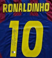 Jersey Autografiado Ronaldinho Barcelona 2006 Final Champion segunda mano   México 