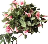 $ Maceta Antigua Arreglo Floral Oriental Chino Rosa Vintage. segunda mano   México 