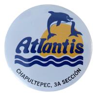 Botón O Prendedor De El Parque Acuático Atlantis 80s segunda mano   México 