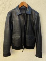 Usado, Chamarra All Saints Morenci Aviator Leather Jacket... segunda mano   México 