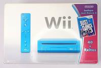 Consola Nintendo Wii Edicion Azul + Just Dance 3 Rtrmx Vj segunda mano   México 