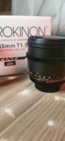 Rokinon 85mm T1.5 As If Umc Full Frame Cine Lens For Nikon segunda mano   México 