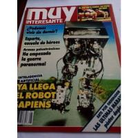 Revista Muy Interesante Año 4 No. 6 1987 Inteligencia Robot, usado segunda mano   México 