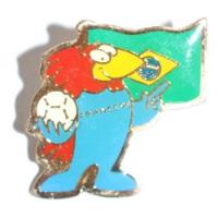 1998 Pin Footix Mundial Francia 98 Vintage Bandera Brasil segunda mano   México 
