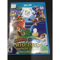 Videojuego Mario&sonic Río 2016 Juegos Olímpicos Para Wiiü segunda mano   México 