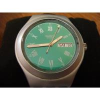 Usado, Reloj Swatch Irony Aluminium Fechador Swiss Made Verde segunda mano   México 
