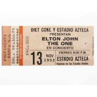 Boleto Elton John The One En Concierto Estadio Azteca 1992, usado segunda mano   México 