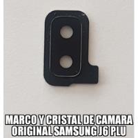 Usado, Cristal De Camara Con Marco Original Samsung J6+regalo segunda mano   México 