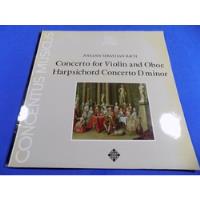 Usado, Bach Double Concerto For Violin & Oboe Lp Alemania Barroco segunda mano   México 