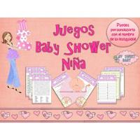 Juegos Baby Shower Niña (rosa) Kit Digital Imprimible, usado segunda mano   México 