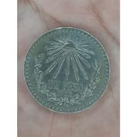Usado, 1922 Un Peso Moneda Autentica Resplandor Plata Ley .720 Rara segunda mano   México 