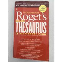 The New American Rogets College Thesaurus In Dictionary Fro segunda mano   México 
