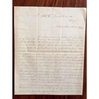 Antiguo Documento Escrito Y Firmado Presidente D Mexico 1859 segunda mano   México 