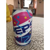 Antigua Lata Refresco Pepsi Cintas Y Estrellas 80s.  segunda mano   México 