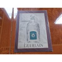 Usado, Antiguo Bonito Original Anuncio De Perfume Guerlain! segunda mano   México 