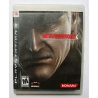 Metal Gear Solid 4 Guns Of The Patriots Juego Playstation 3 segunda mano   México 