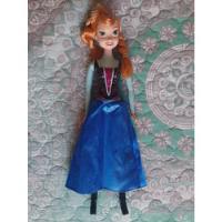 Muñeca De Anna De Frozen Vestido Azul De 28 Cms De Altura segunda mano   México 