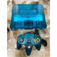 Consola Nintendo 64 Ice Blue Original N64 Azul Transparente segunda mano   México 