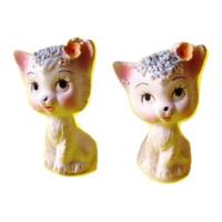 $ 2 Figura Gata Angora Mini Gato Decorativo Ceramica Antigua segunda mano   México 