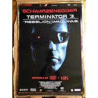 Usado, Poster Terminator 3: La Rebelion De Las Maquinas Para Videoc segunda mano   México 