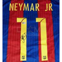 Usado, Jersey Firmado Neymar Barcelona Autografo 2016-17 Psg Brasil segunda mano   México 