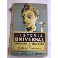 Libro Texto Escolar Antiguo - Historia Universal - 1956 segunda mano   México 