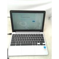 Laptop Chromebook Asus Celeron 2gb Ram 16ssd 11.6 Webcam Bt segunda mano   México 