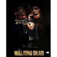 Poster Autografiado Norman Reedus Daryl The Walking Dead segunda mano   México 