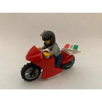 Lego City Repartidor De Pizza Con Motociclista Y Caja Pizza- segunda mano   México 