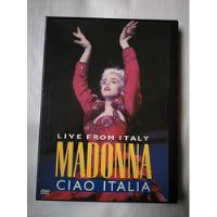 Madonna Live From Italy Ciao Italia Concierto Película Dvd  segunda mano   México 