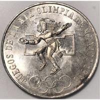 Usado, Mex22016 México 25 Pesos Olímpico 1968 Unc-bu Ayff segunda mano   México 