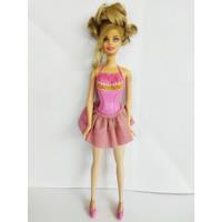Barbie Ballet Vestido Rosa Tutu Fleco 2009, usado segunda mano   México 
