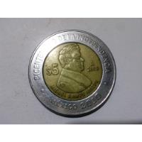 Moneda 5 Pesos Conmemorativa, Miguel Ramos Arizpe, usado segunda mano   México 