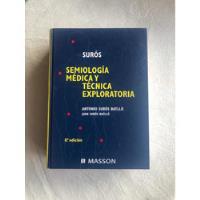 Libro Semiología Médica Y Técnica Exploratoria Antonio Surós, usado segunda mano   México 