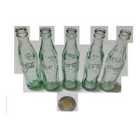 Mini Botellas Coca Cola De Vidrio 5 Paises Chin Egip Mex Aus, usado segunda mano   México 