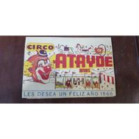 1966 Circo Atayde Agenda Y Cartera De Estampillas Lote segunda mano   México 
